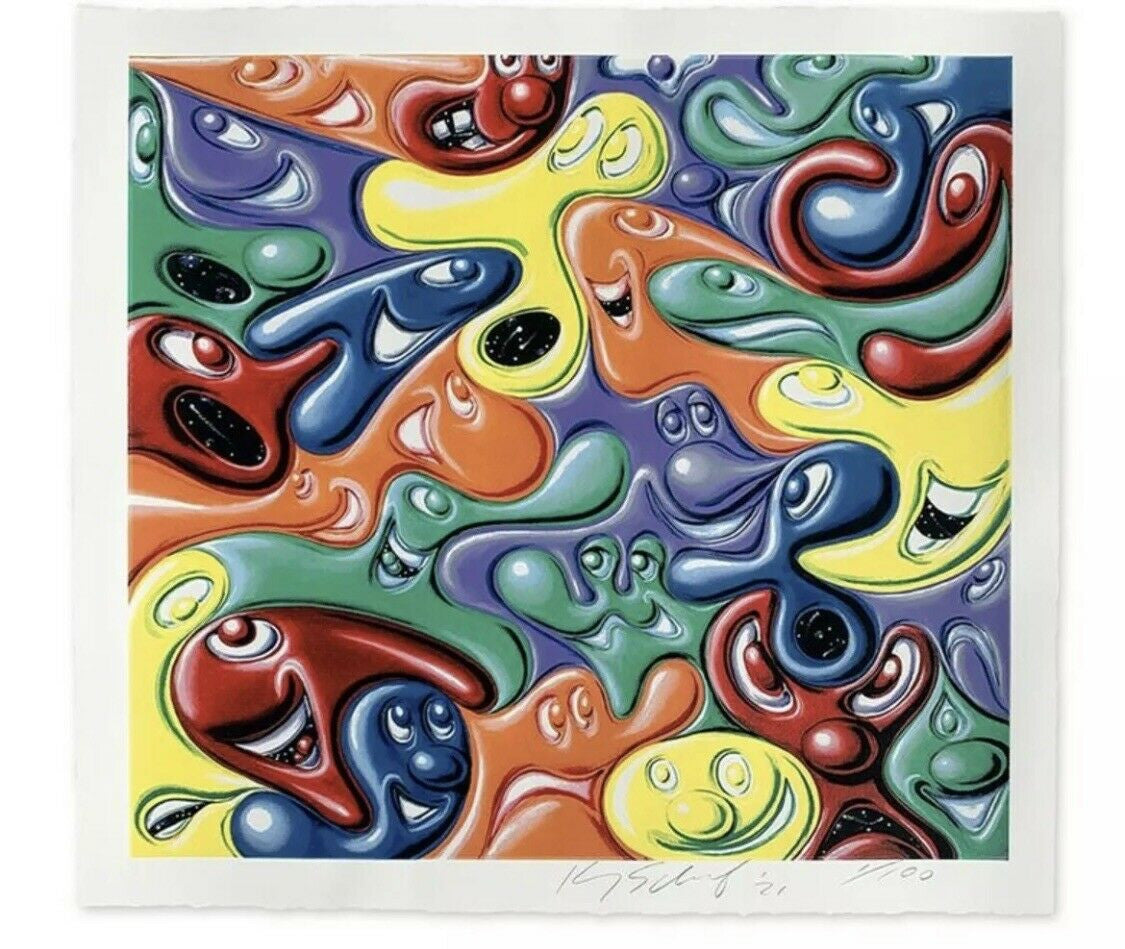 Yummy by Kenny Scharf, 2021 serigraph