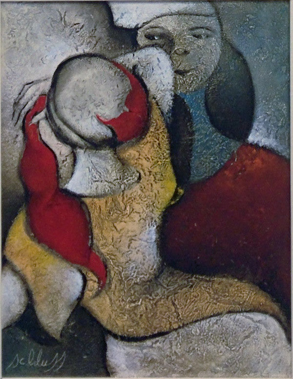 In the Moment by David Schluss, acrylic on canvas