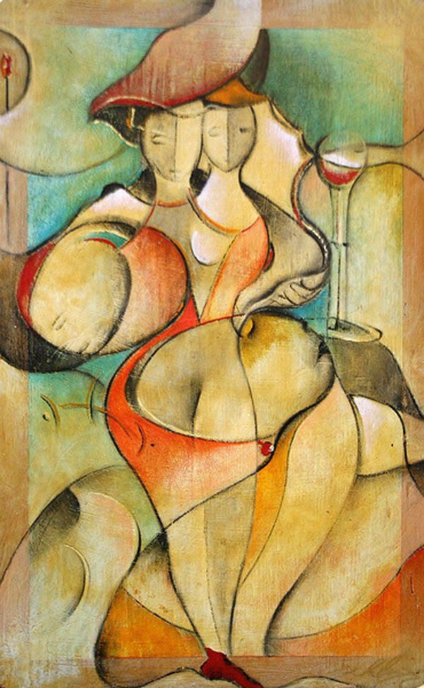 Unknown by David Schluss, mixed media