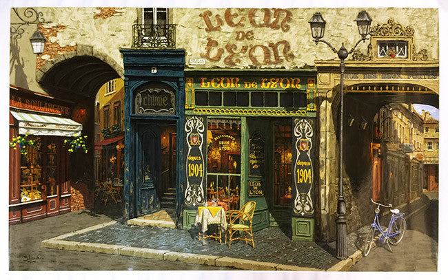 Leon Del Lyon by Viktor Shvaiko by Artists Misc., serigraph, on canvas