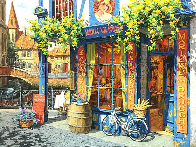 Table by the Water by Viktor Shvaiko by Artists Misc., 2010 oil on canvas