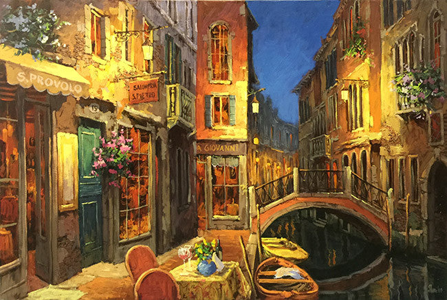 Venetian Rendezvous by Viktor Shvaiko, 2010 oil on canvas