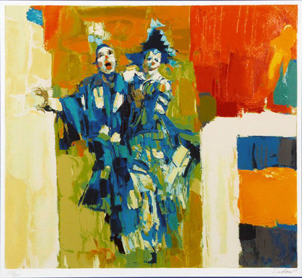 Deus Clowns by Nicola Simbari, serigraph