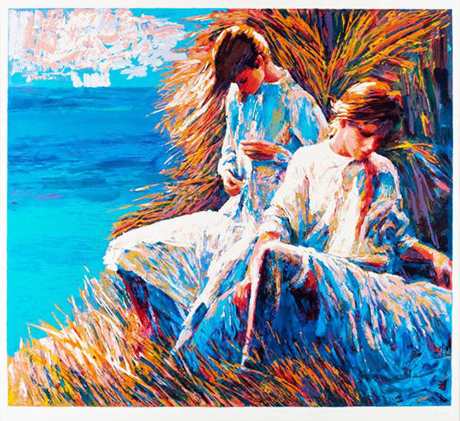 Panarea by Nicola Simbari, serigraph