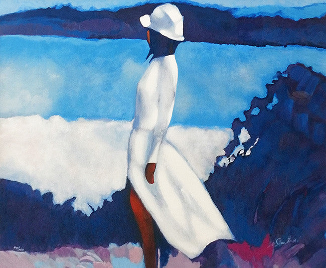 White Dress by Nicola Simbari, 1990 serigraph