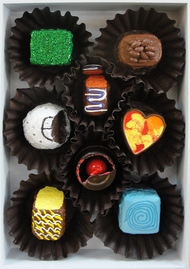 Box of Chocolates by Stan Slutsky, 3d mixed media