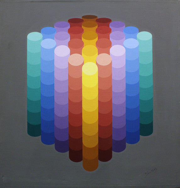 Health by Stan Slutsky, 1990 mixed media, on canvas