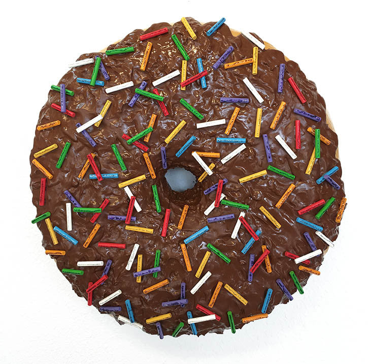 Large Donut by Stan Slutsky, 3d mixed media