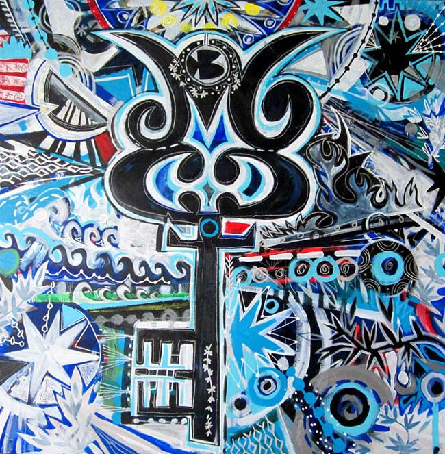 Key to Success by Mark T. Smith, 2012 acrylic on canvas