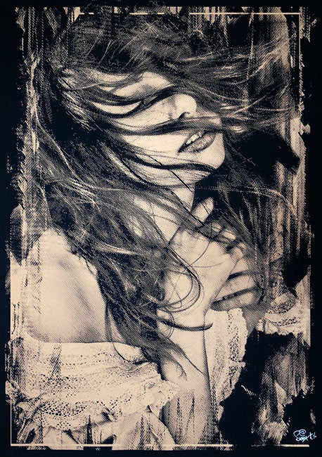 By Your Side (Copper) by Snik, screen print