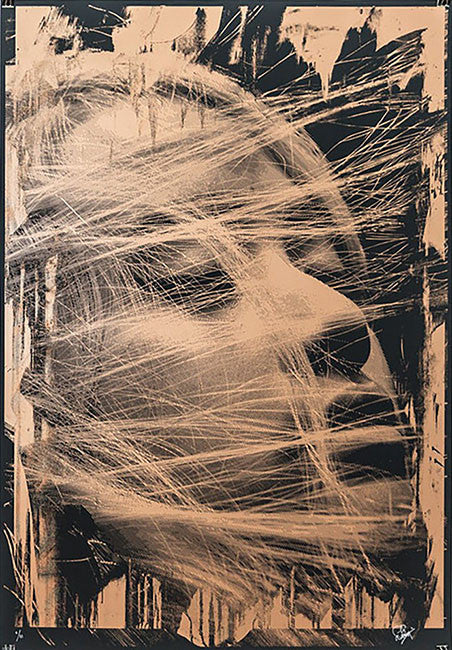 Emmaline (Copper) by Snik, 2017 screen print