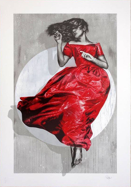 Serenity (Hand Finished) by Snik, 2018 screen print