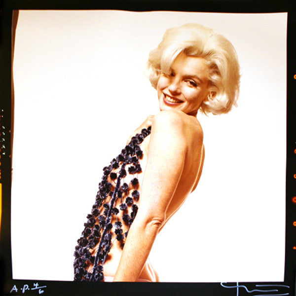 The Last Sitting: Marilyn Monroe with Chenille Scarf by Bert Stern, 1962 c-print