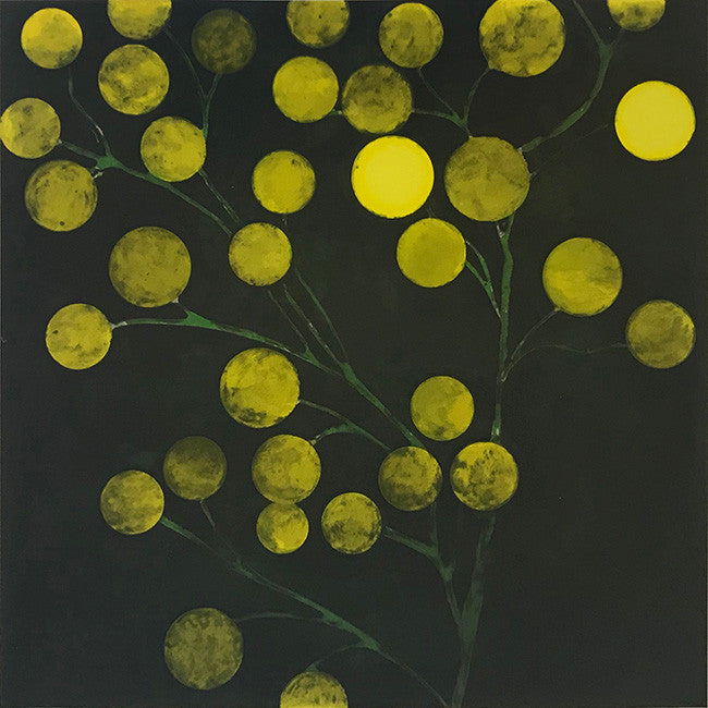 YELLOW PEPPERS BY DONALD SULTAN