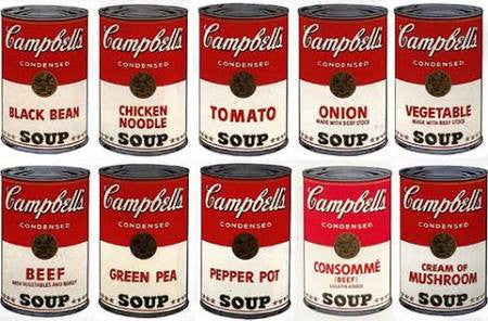 Campbell's Soup Can (Portfolio of 10) Series I by Sunday B. Morning, screen print
