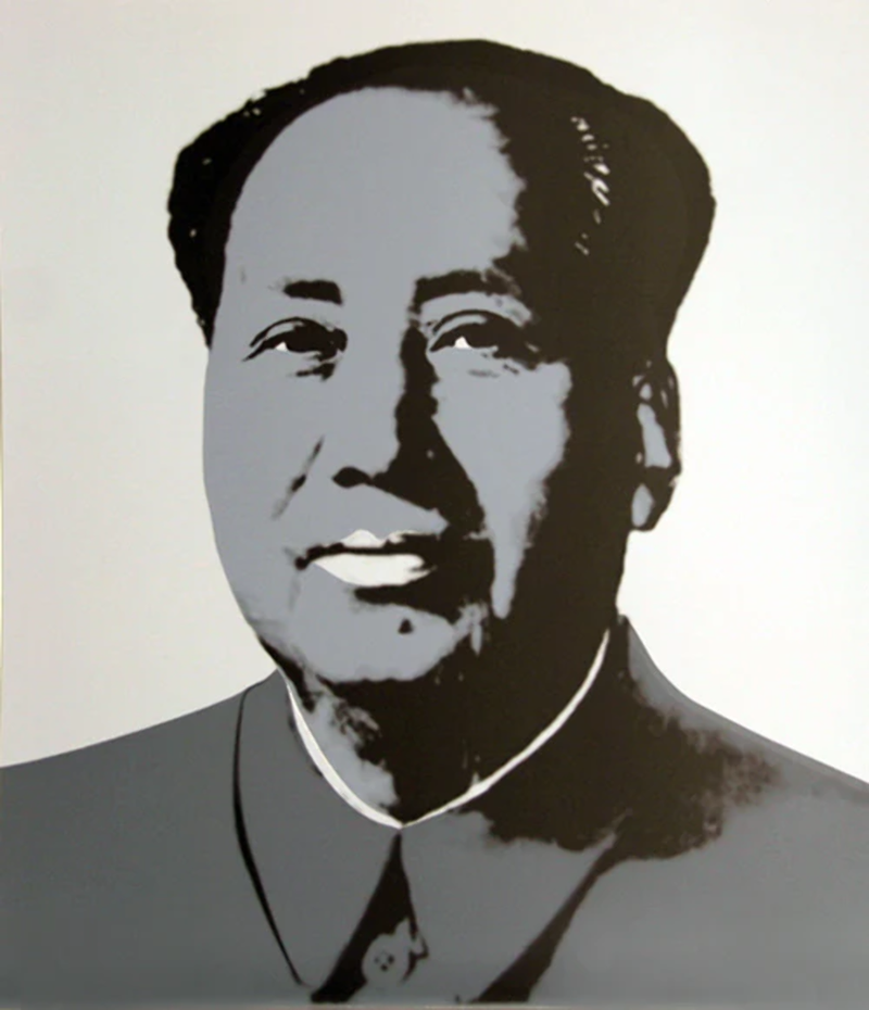 MAO (GRAY) BY ANDY WARHOL FOR SUNDAY B. MORNING