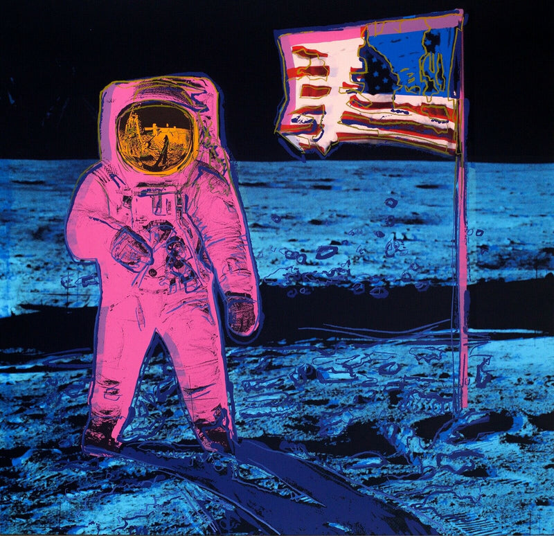 Moonwalk (Pink) by Sunday B. Morning, screen print on 100% acid free archival museum board