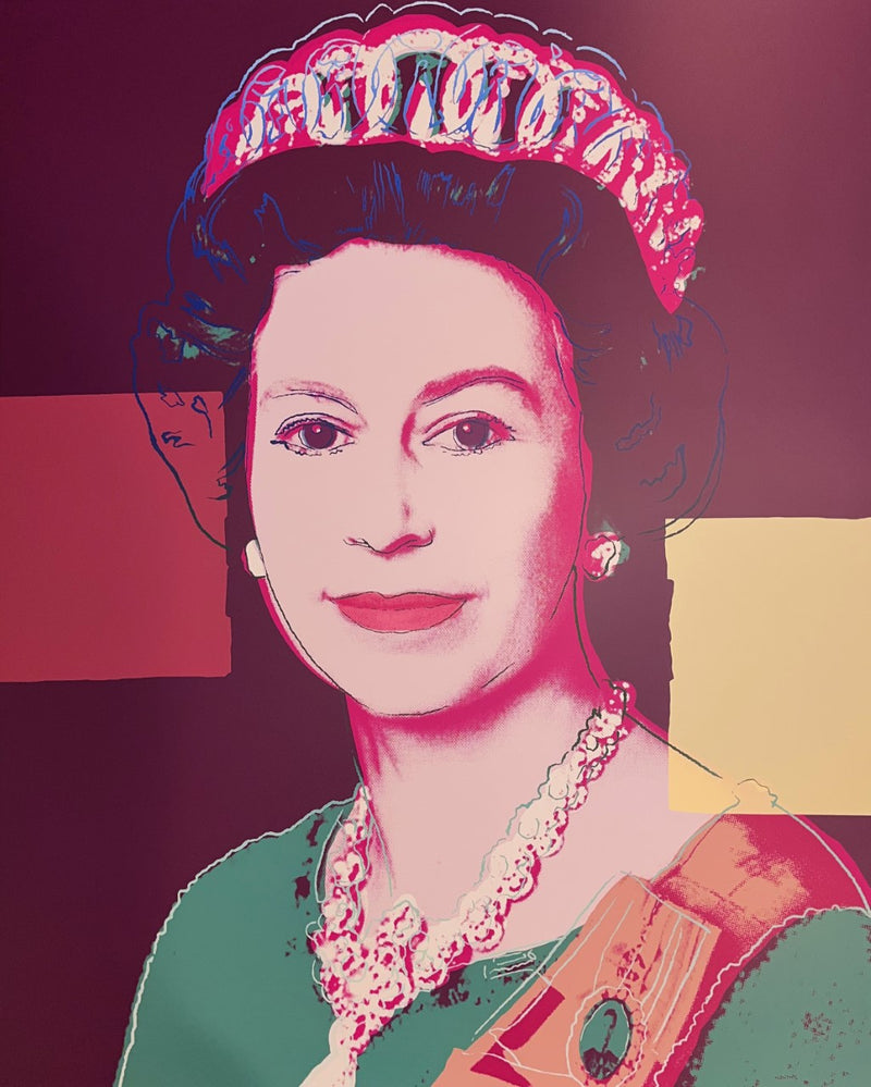 QUEEN ELIZABETH (335) BY ANDY WARHOL FOR SUNDAY B. MORNING