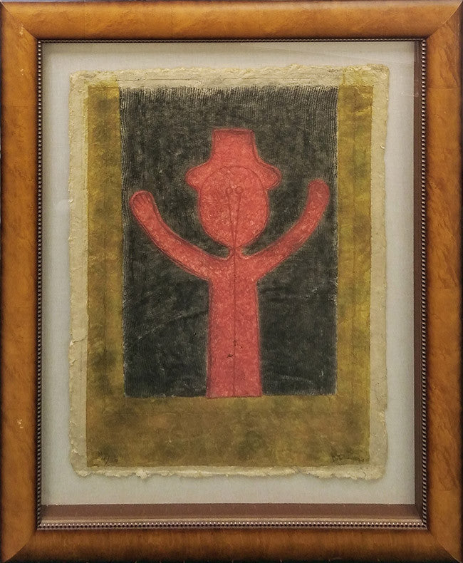 Nino Con Sombrero by Rufino Tamayo, 1980 mixografia