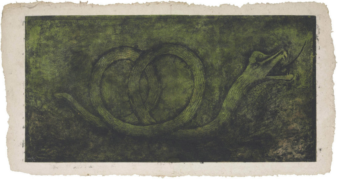 Quetzalcoatl by Rufino Tamayo, 1978 mixography