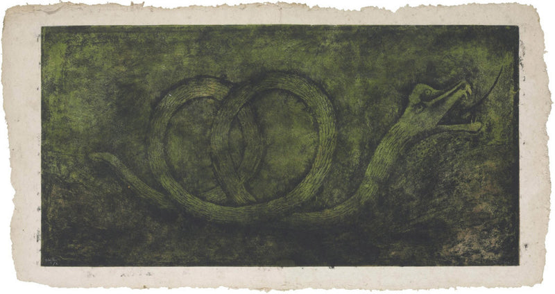 Quetzalcoatl by Rufino Tamayo, 1978 mixography