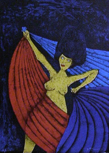Salome by Rufino Tamayo, 1983 lithograph