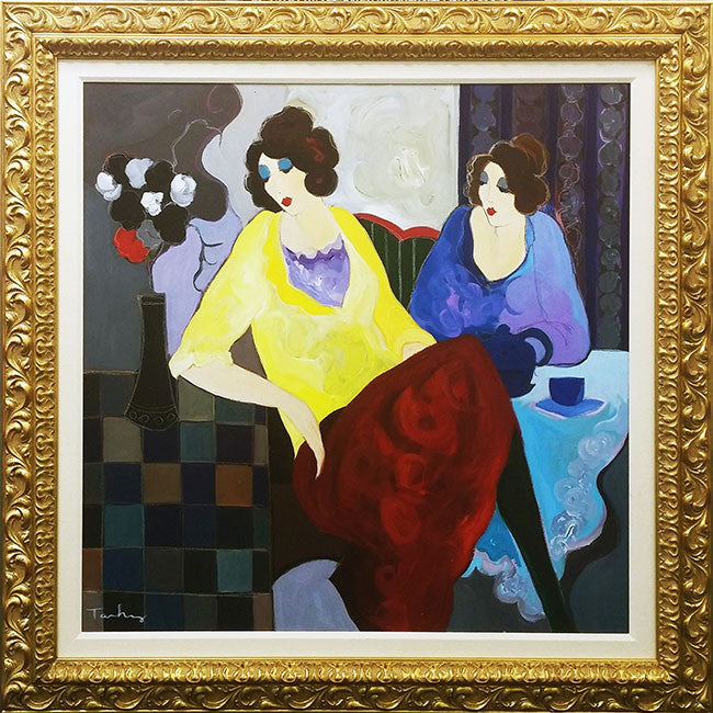 Afternoon Tea by Itzchack Tarkay