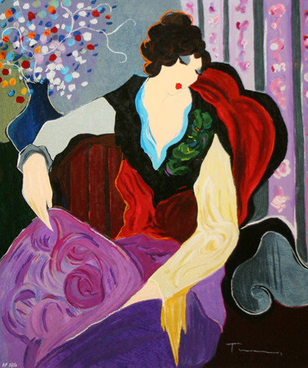 Blanche by Izchak Tarkay, 1998 serigraph