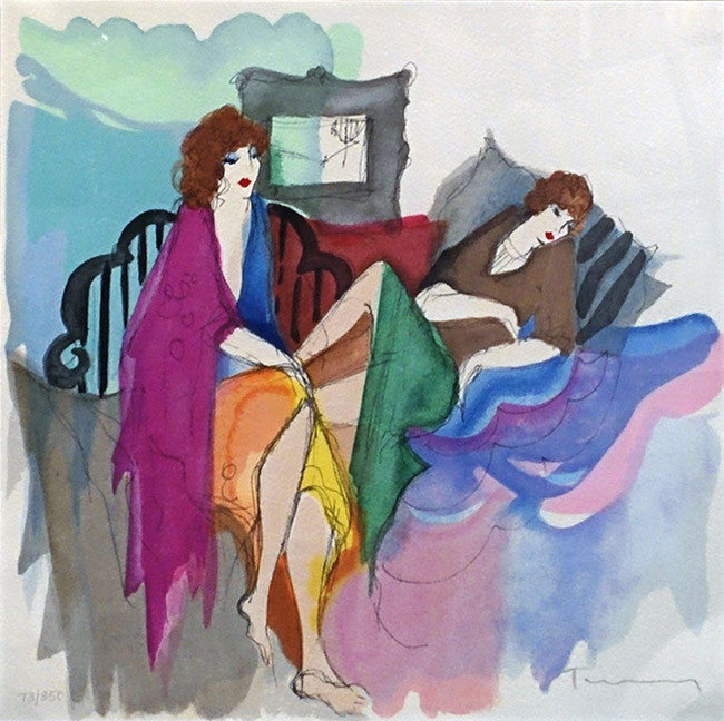 Mid-day Rest by Izchak Tarkay, serigraph