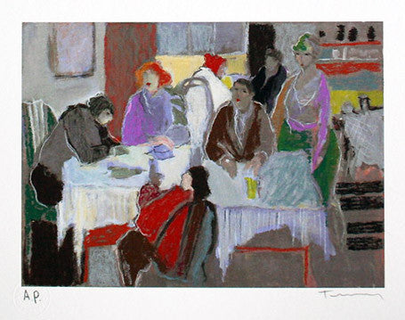 Tavern at Dusk by Izchak Tarkay, serigraph