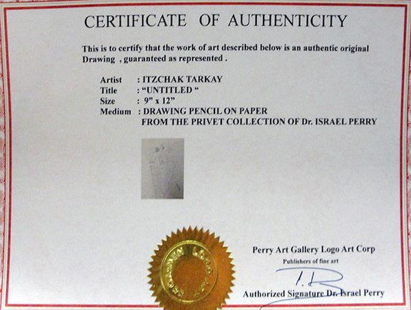 WOMAN WITH FLORAL HAT BY ITZCHAK TARKAY