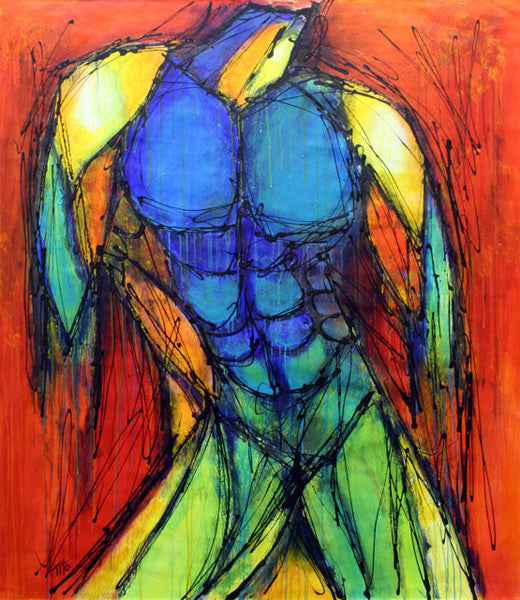 Serie Bodies by Tito, 2002 mixed media, on canvas