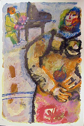 La Diva by Theo Tobiasse by Artists Misc., lithograph