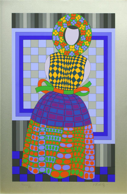 Fille Fleur by Victor Vasarely