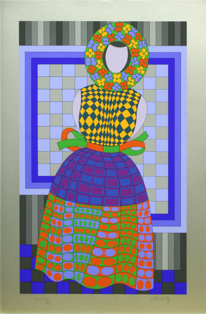 FILLE FLEUR BY VICTOR VASARELY