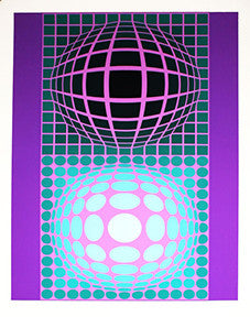 Oltar Zoeld by Victor Vasarely
