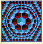 Pixis by Victor Vasarely, serigraph