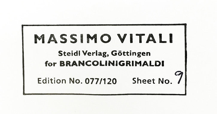 Viareggio Red Fins by Massimo Vitali by Artists Misc., 2006 offset lithograph — detail 2