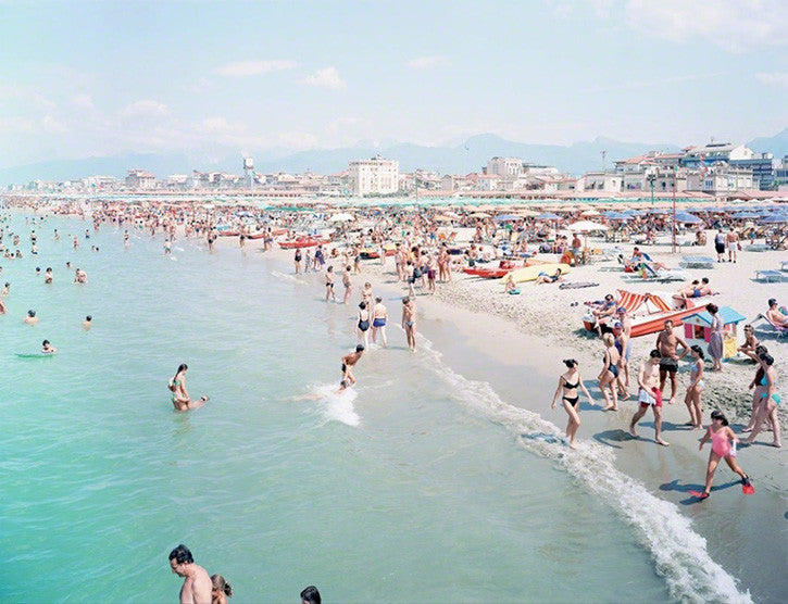 Viareggio Red Fins by Massimo Vitali by Artists Misc., 2006 offset lithograph