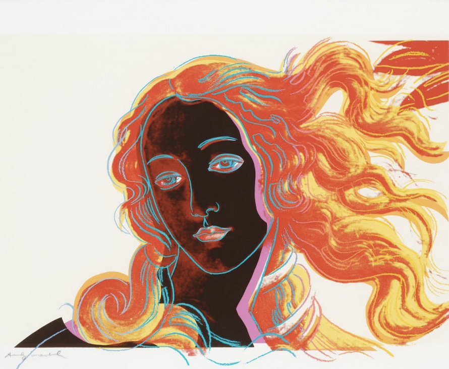 Birth of Venus FS II.318 by Andy Warhol, 1984 screen print on Arches aquarelle ( cold press) paper