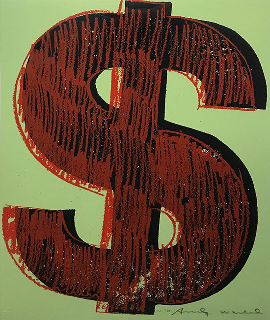 $ DOLLAR SIGN (FS II. 274) BY ANDY WARHOL