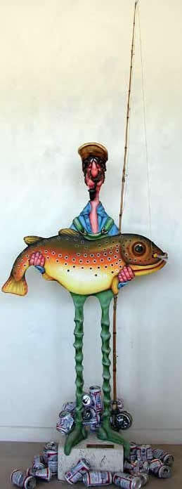 Weekend with the Boys by Todd Warner, 1999 sculpture