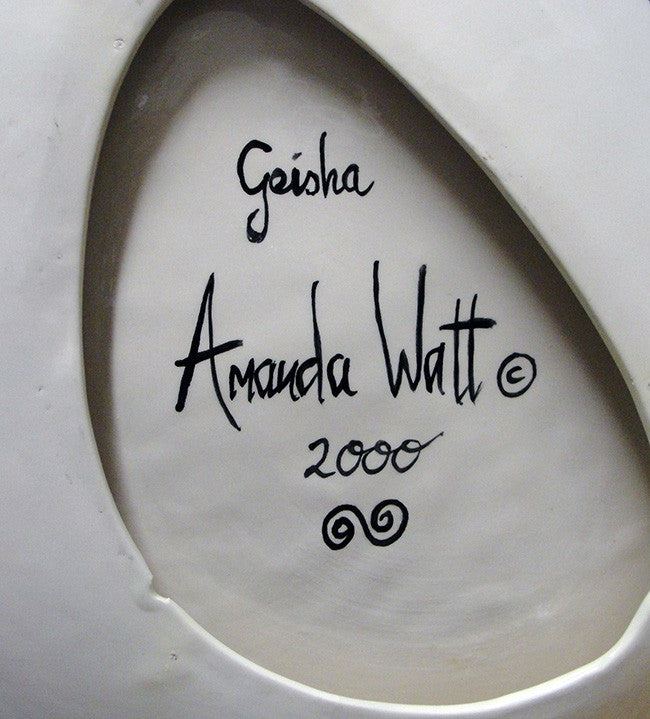 Geisha by Amanda Watt, 2000 porcelain — detail 2