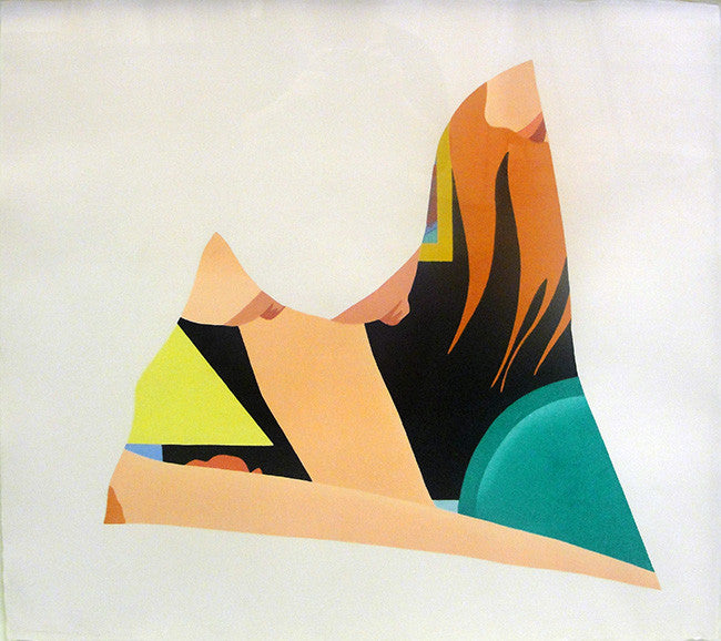 Bedroom Drop Out by Tom Wesselmann, 1983 woodcut, on wove paper