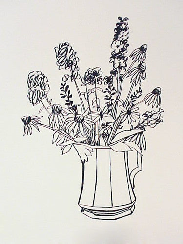 Country Bouquet for Tammy by Tom Wesselmann, 1989 screenprint