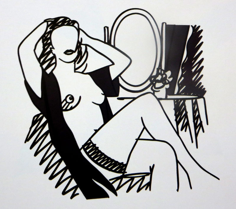 Nude and Mirror by Tom Wesselmann