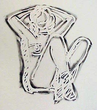 Rosemary Sitting Straight Up by Tom Wesselmann