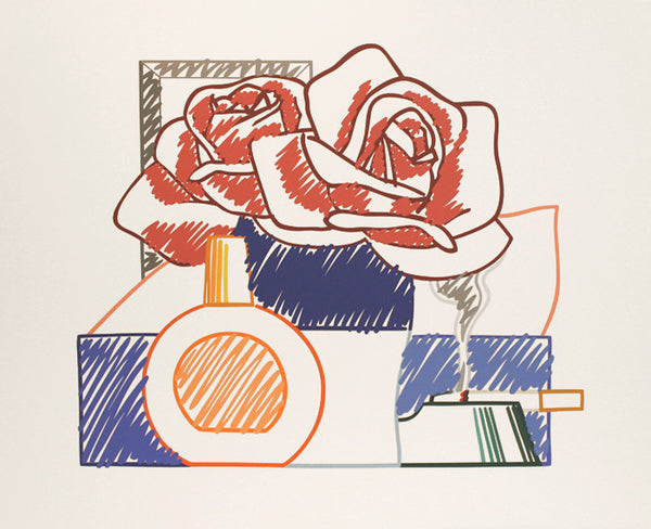 SCRIBBLE VERSION OF STILL LIFE BY TOM WESSELMAN