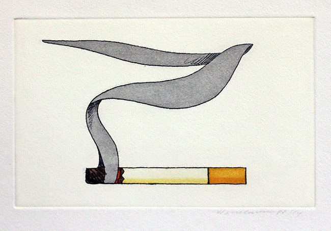 SMOKING CIGARETTE BY TOM WESSELMANN