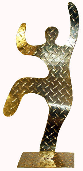 Gold Dancer by Steve Zaluski by Artists Misc., 2006 sculpture metal